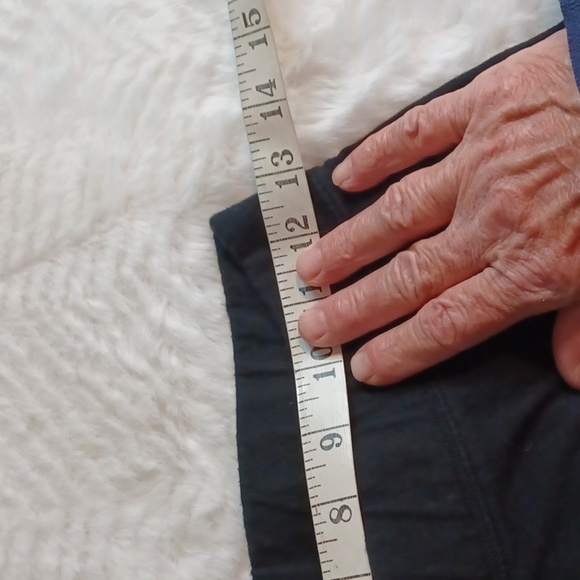 Pink Woman's Soft Black Cotton Yoga Pants M - Picture 3 of 6